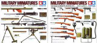 Tamiya US Weapons set (Sada amerických zbraní - 2.sv.) 1/35